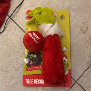 New Grinch Plush Hand Tree Decor